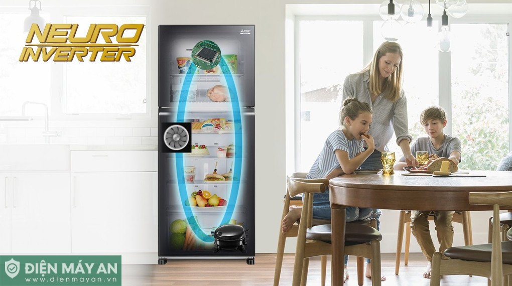 Tủ lạnh Mitsubishi Electric Inverter 506 lít Multi Door MR-WX52D-F-V